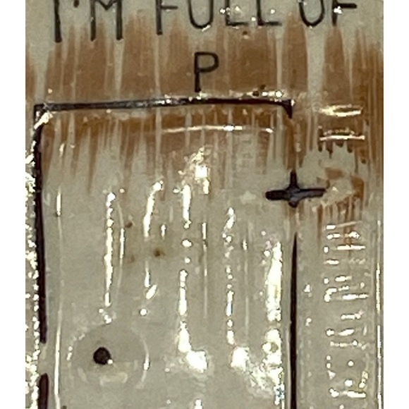 Vintage Ceramic Outhouse Salt and Pepper Shakers “I'm Fulla S, I’m Fulla P” - Picture 5 of 13